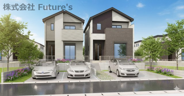 流山市西平井1丁目　新築戸建　全2棟　1号棟