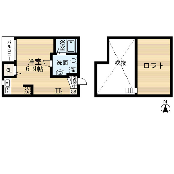 【間取り】 | happiness hills Ⅱ