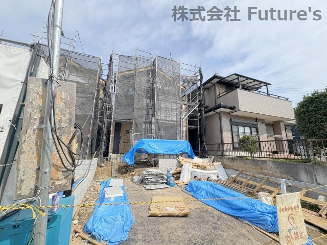 流山市西平井1丁目　新築戸建　全2棟　2号棟の外観|現地の写真になります。
