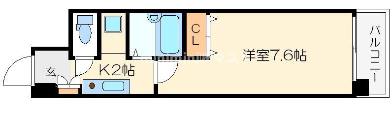 ジュネーゼ本町西の間取り