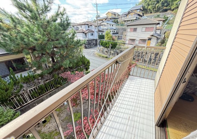 桜井市朝倉台東4丁目のバルコニー