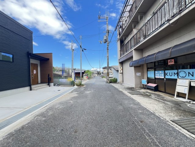 桜井市安倍木材団地1丁目全3区画の前面道路含む現地写真|前面道路含む現地写真です