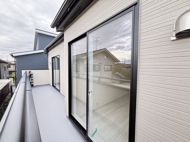 磯城郡田原本町八尾１棟のバルコニー|広いバルコニーです
