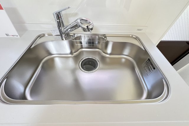 橿原市白橿町7丁目のキッチン|清潔感のあるステンレスシンク