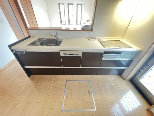 吉野郡大淀町大字北野のキッチン|食器洗浄乾燥機付き＆床下収納あり