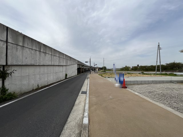 桜井市金屋全3区画の前面道路含む現地写真|南側前面道路7.6ｍあります！