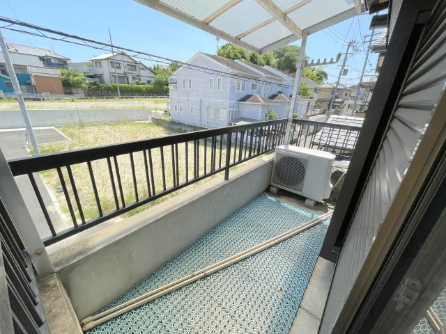 城北町戸建貸家のバルコニー
