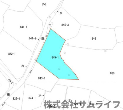 【区画図】 | 大分資材置場用地