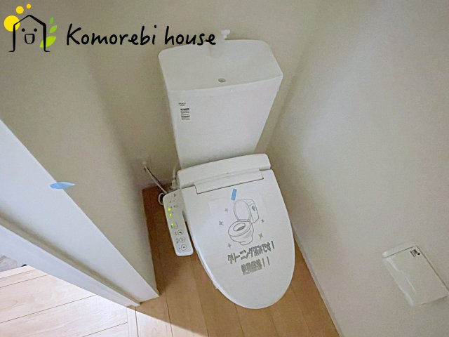 桶川市北　9期　新築一戸建て　グレース　01のトイレ|温水洗浄便座です！
清潔感があり、掃除も楽々♪