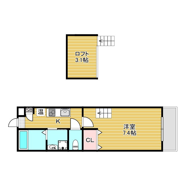 レジデンス石橋の間取り
