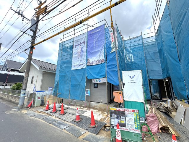 松戸市栄町5丁目の外観|1号棟外観・7月10日撮影