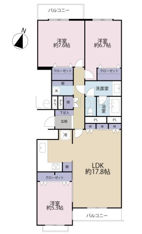 【間取り】 | 上原グリーンハイム１号棟