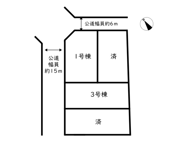 【区画図】 | 姫路市阿保／全4棟