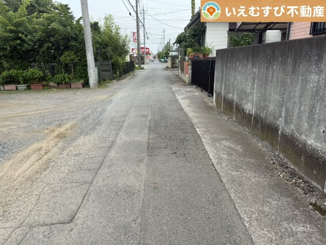 行田市長野　売地の前面道路含む現地写真|外観（2025.7.5撮影）