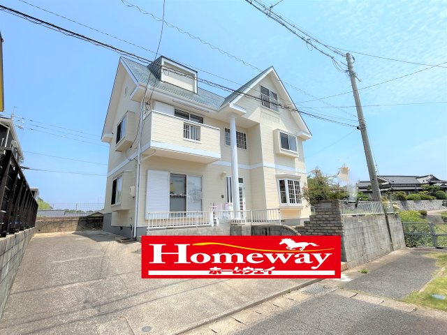 【外観】 | 仲介手数料無料！西岐波小学校に通えるリフォーム済み中古住宅　宇部市西岐波 | かわいいお家になって誕生しました