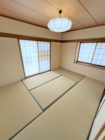 【和室】 | 仲介手数料無料！西岐波小学校に通えるリフォーム済み中古住宅　宇部市西岐波 | 和室です