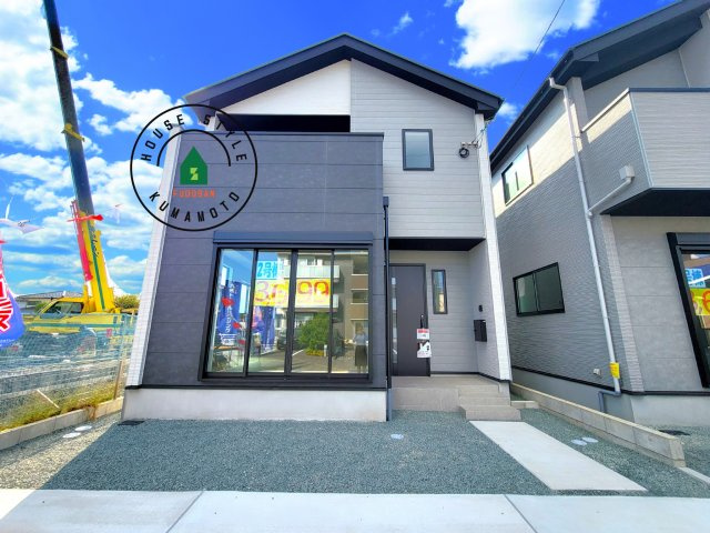 合志市幾久富第2-2棟（1号棟）　の外観|デザイン性のある外観です。