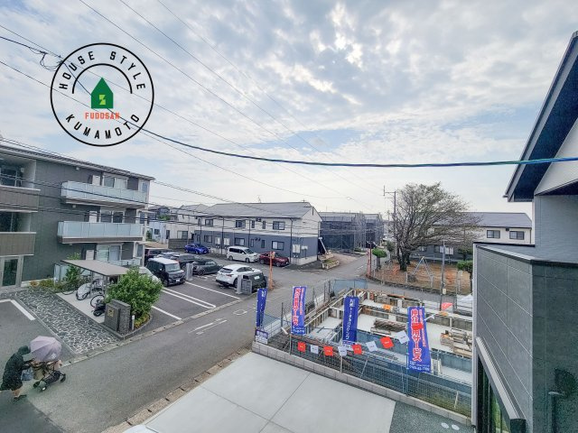 合志市幾久富第2-2棟（1号棟）　の展望|窓から緑が見える物件も魅力的です。