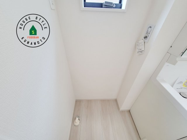 合志市幾久富第2-2棟（1号棟）　のランドリースペース|ランドリースペースとなります。広々して有効的にご使用できます。 