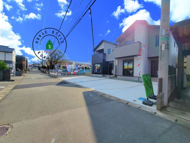 合志市幾久富第2-2棟（1号棟）　の前面道路含む現地写真|見学の時間などお気軽にお問い合わせ下さい。