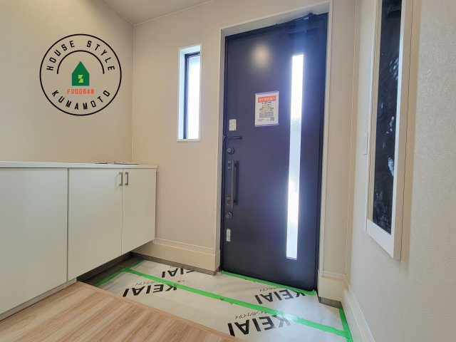 合志市幾久富第2-2棟（2号棟）　の内観：施工例|二重ロックでしっかり防犯対策ができます。