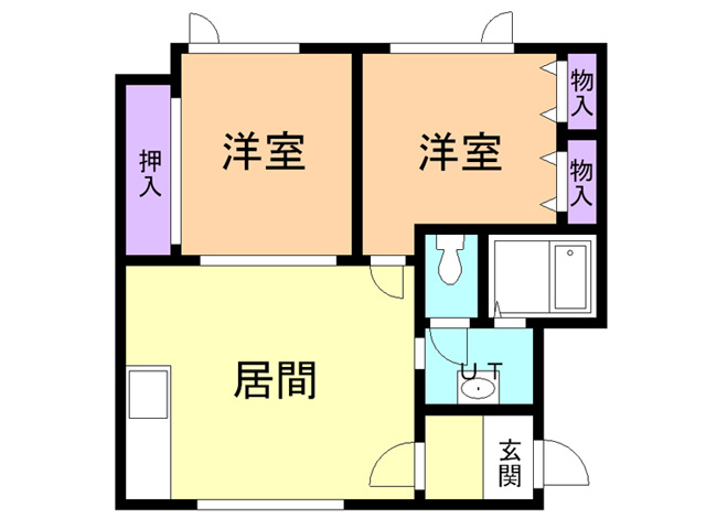 さくらハイツの間取り
