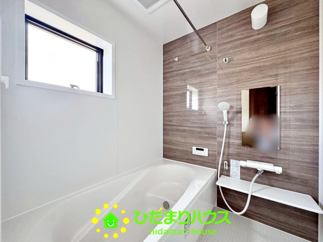 第1幸手円藤内　新築一戸建て　リーブルガーデンの浴室|1日の疲れを癒せる清潔感のあるバスルーム。