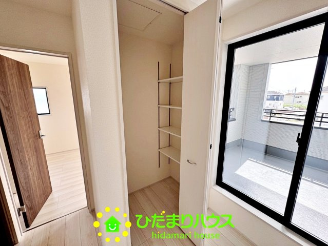 第1幸手円藤内　新築一戸建て　リーブルガーデンの収納|収納力豊富でお部屋もスッキリ片付く間取り。