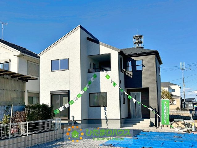 第1幸手円藤内　新築一戸建て　リーブルガーデンの外観|洗練されたシックなデザインのお住まいです！