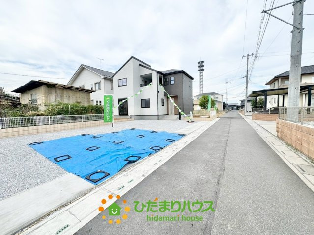 第1幸手円藤内　新築一戸建て　リーブルガーデンの前面道路含む現地写真|幸手駅徒歩10分の便利な立地です！