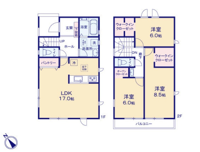 【間取り】 | 佐倉市中志津７丁目２４－１期