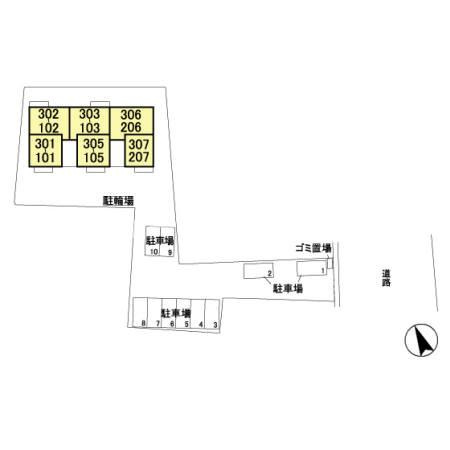 ロンオール元白銀の区画図