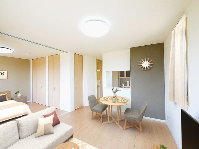 シャーメゾン　エストの居間・リビング|CGで家具等を配置したもので家具等は含まれません