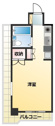 【間取り】 | 一人暮らしに最適なワンルーム！