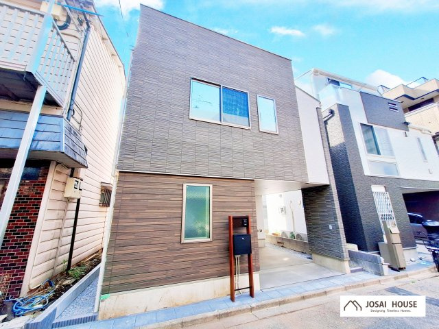 【外観】 | 足立区青井４丁目　新築戸建 | 青井駅徒歩８分の新邸！車庫付き、所有権の３LDKです♪ご内覧可能となりました！