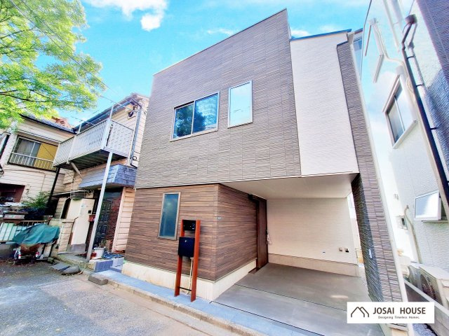 【外観】 | 足立区青井４丁目　新築戸建 | 青井駅徒歩８分の新邸！車庫付き、所有権の３LDKです♪ご内覧可能となりました！