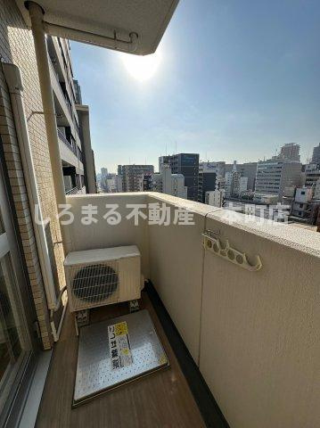 ファーストフィオーレシンサイバシイーストのバルコニー