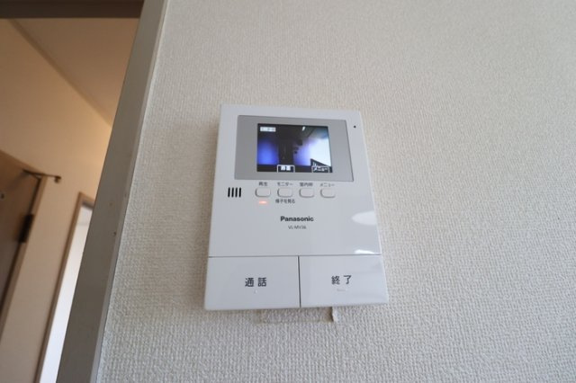 グリーンハイツ Ⅰのセキュリティ|カラーモニター付インターホン（録画機能付）