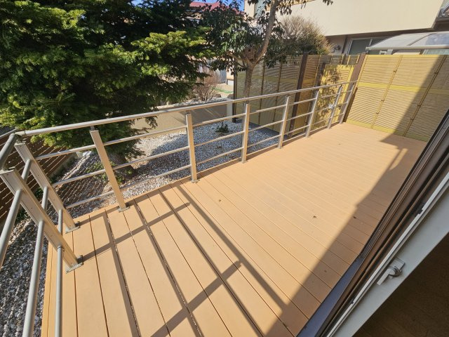 神戸市西区玉津町西河原の一戸建てのバルコニー