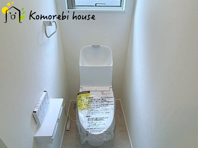 さいたま市北区吉野町　新築一戸建て　クレール吉野町Ⅲ　Bのトイレ|7/7　撮影済み