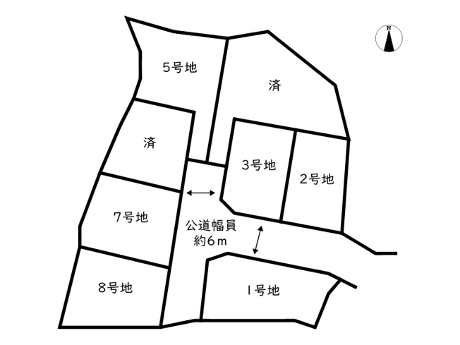 【区画図】 | 姫路市香寺町溝口／8区画