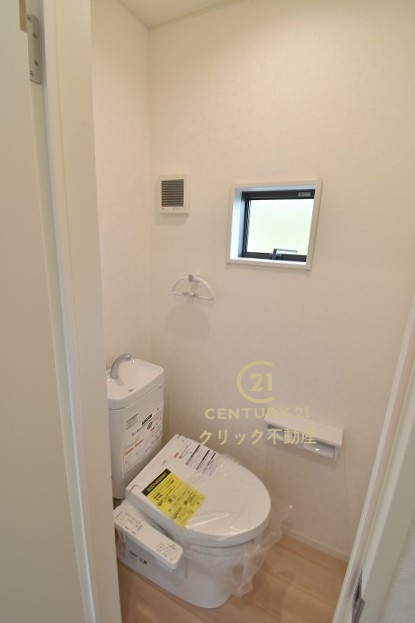 Cradlegarden　 北茨城市中郷町粟野　第1　1のトイレ|１階と２階、２ヶ所に清潔なトイレ。
毎日使う空間と機能だから、いつまでも清潔なスペースであってほしいのがトイレです。