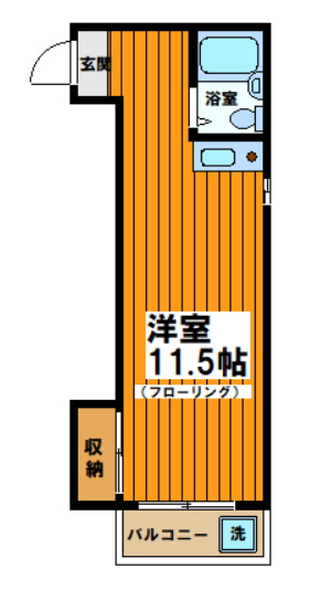ハイム小竹の間取り