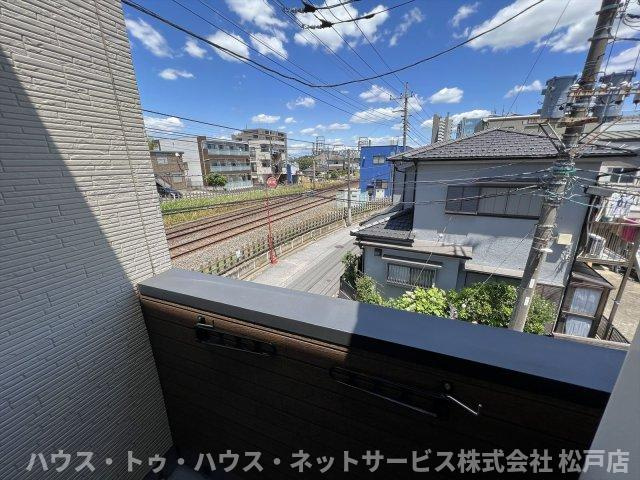 グリーンヒルときわ平のバルコニー