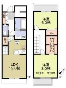 フォレストメゾン徳重Ｇの間取り
