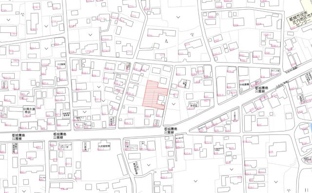 【地図】 | 売土地：庄内町