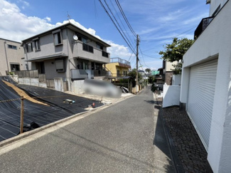 【前面道路含む現地写真】 | 南側4m公道面し陽当り・通風良好
2025年8月8日撮影