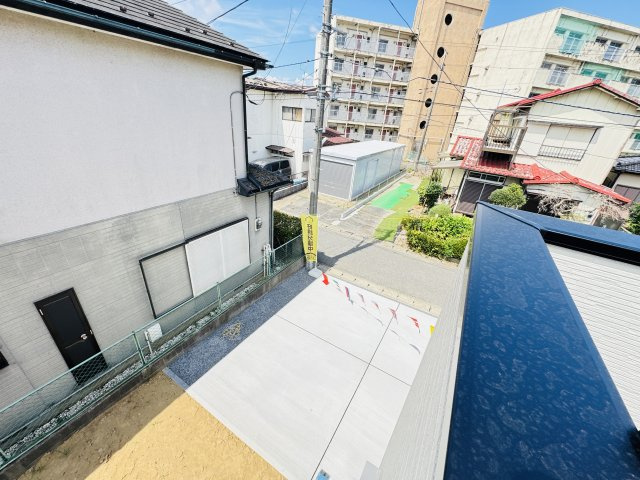 松戸市八ケ崎４丁目新築戸建（八ヶ崎4丁目24-1期）の展望|バルコニーより道路側眺望