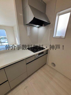 【キッチン】 | 神戸市垂水区福田5丁目　新築戸建　仲介手数料無料！ | 使いやすいキッチンです