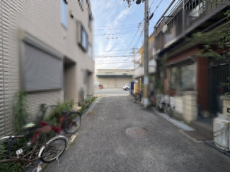 【前面道路含む現地写真】 | 門真市四宮6丁目　土地